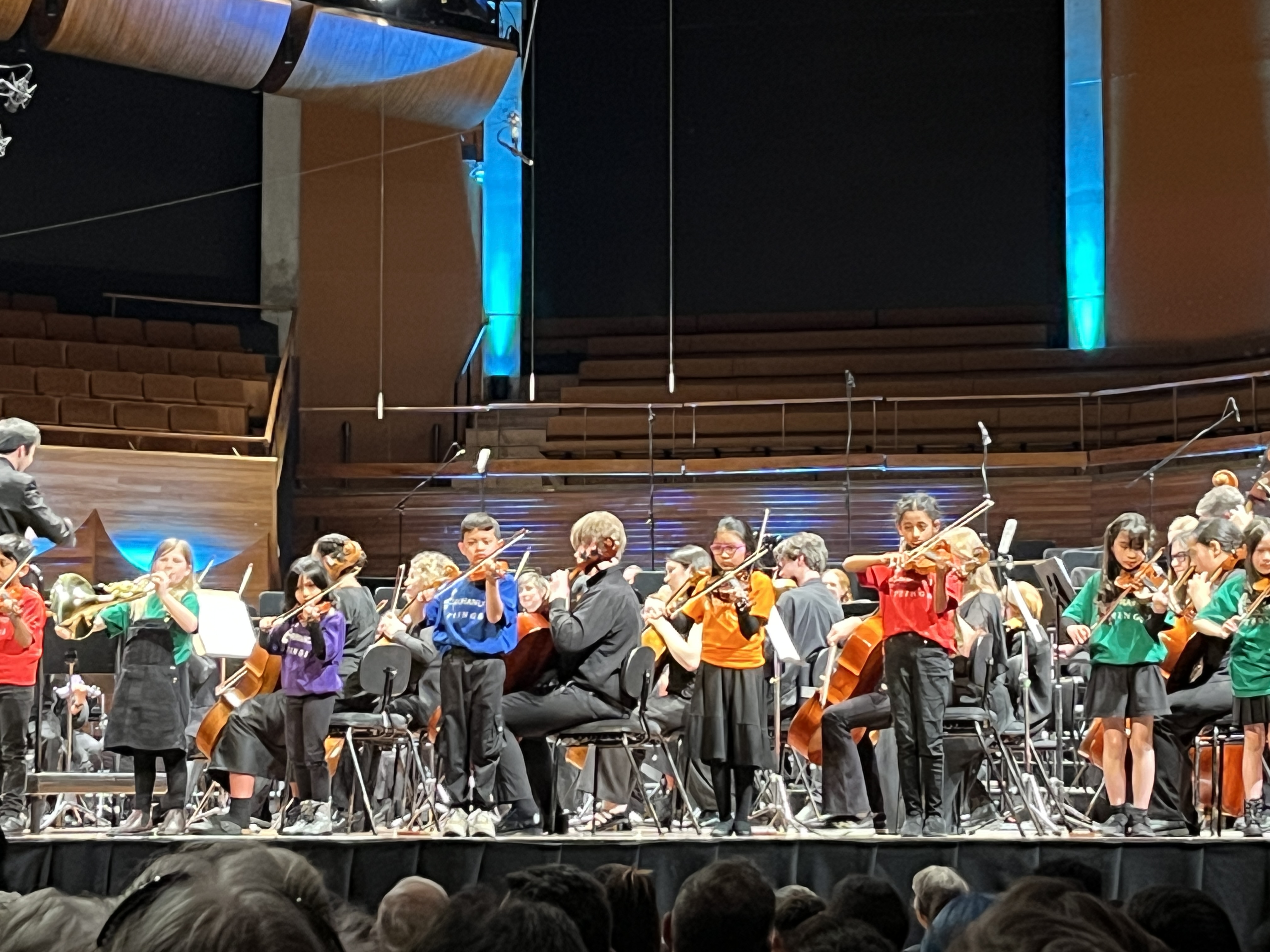 Performance on stage